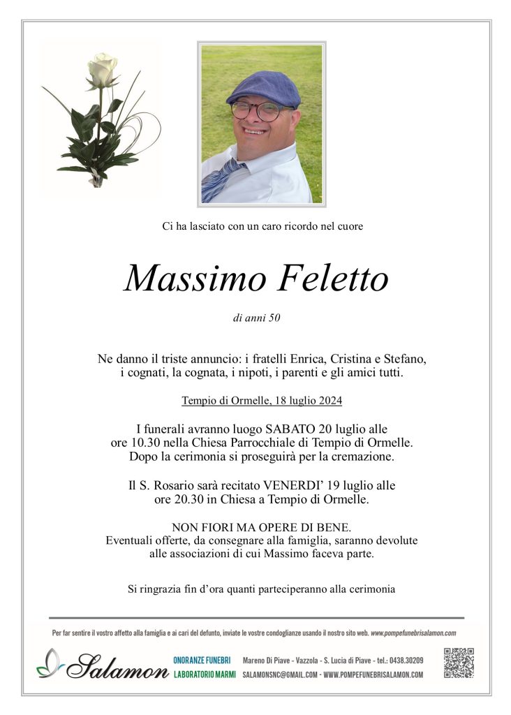 epigrafe Feletto Massimo